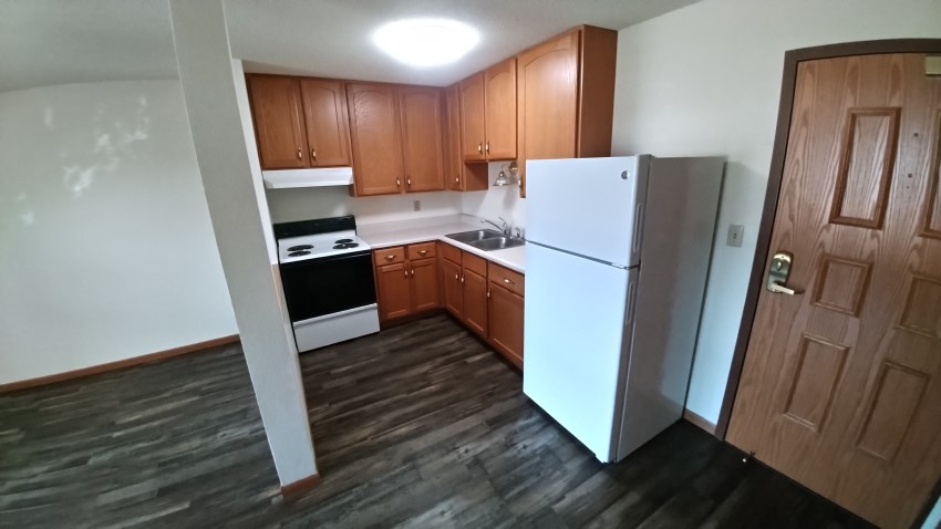 Picture of Pioneer Plaza apartment kitchen